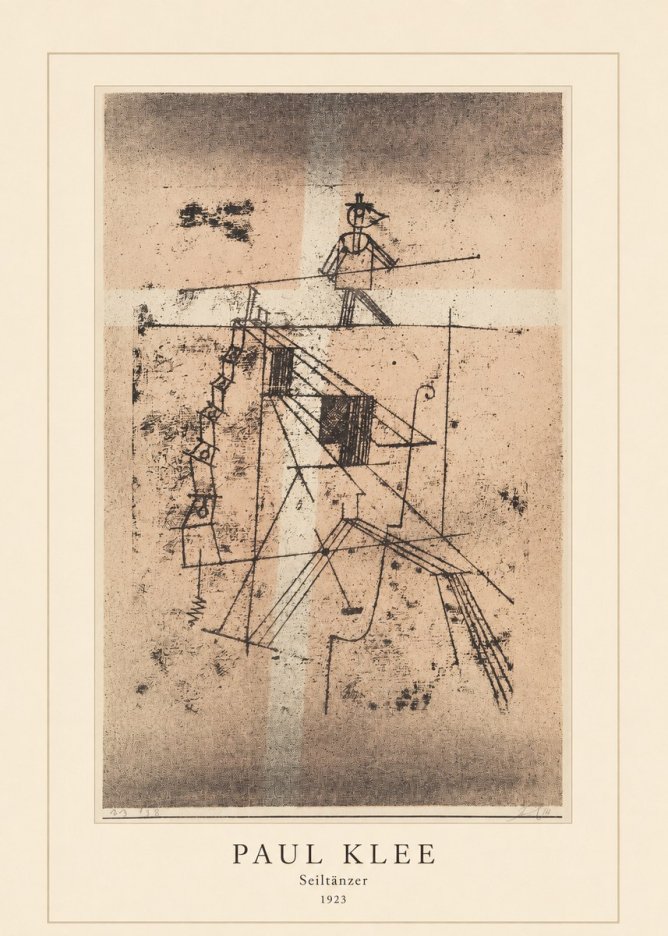 Paul Klee Seiltänzer II No4 - Poszter