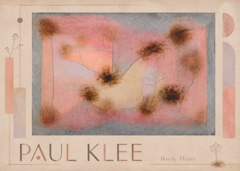 Paul Klee Hardy Plants I No1 - Poszter