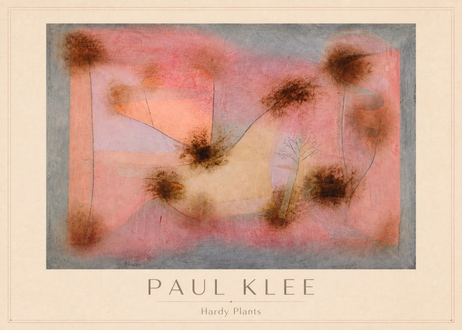 Paul Klee Hardy Plants I No3 - Poszter