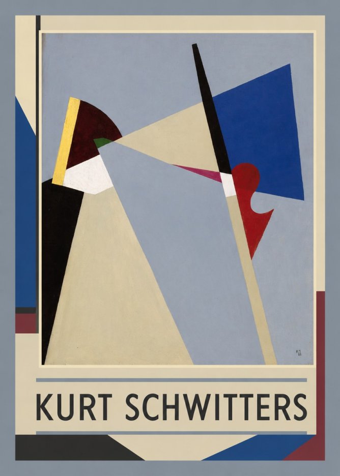 Kurt Schwitters Abstract Composition No1 - Poszter