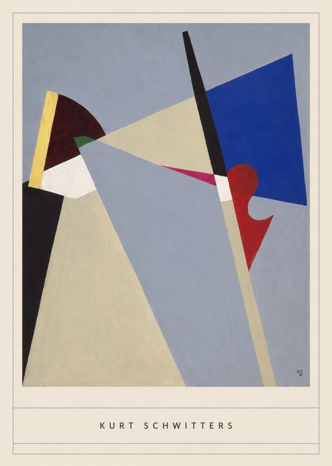 Kurt Schwitters Abstract Composition No4 - Poszter