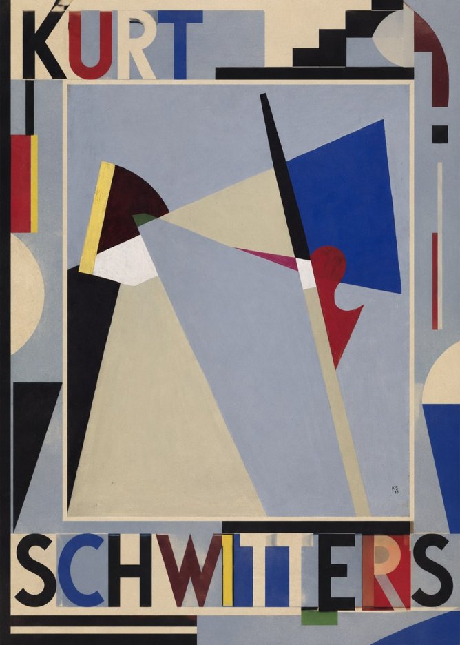 Kurt Schwitters Abstract Composition No5 - Poszter