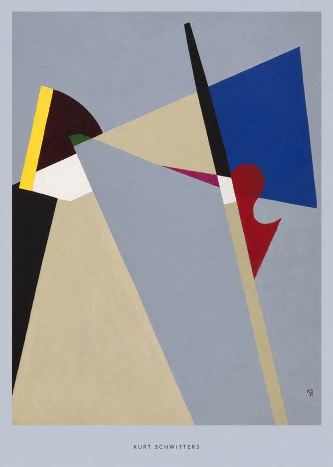 Kurt Schwitters Abstract Composition No6 - Poszter