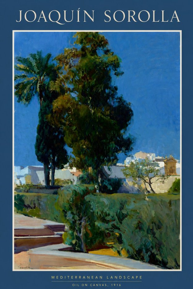 Sorolla Mediterranean Landscape No2 - Poszter