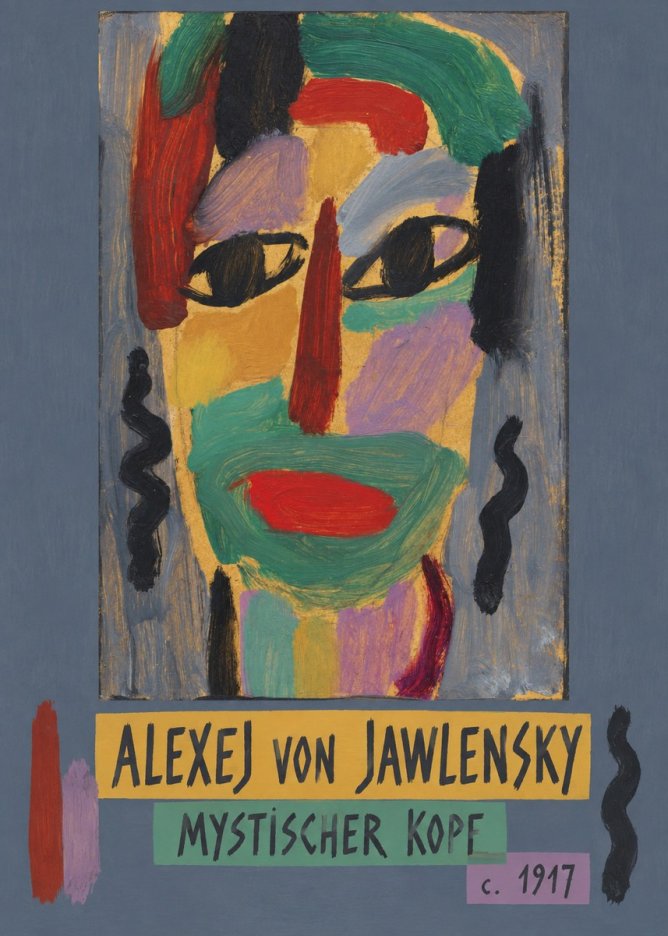 Alexej von Jawlensky Mystischer Kopf No3 - Poszter