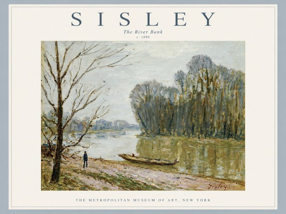 Sisley The River Bank II No2 - Poszter