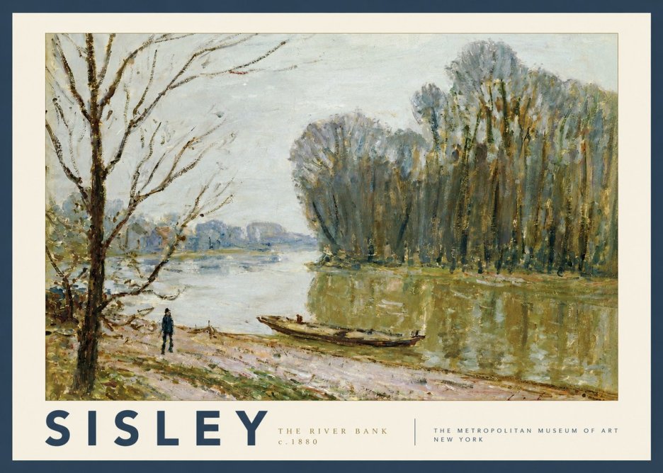 Sisley The River Bank II No3 - Poszter