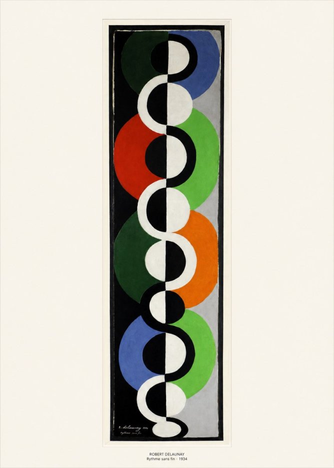 Robert Delaunay Rythme Sans Fin I No6 - Poszter