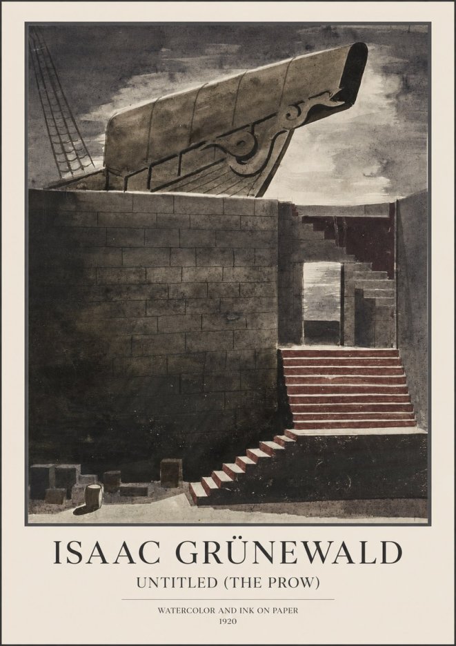 Isaac Grünewald Untitled (the Prow) No1 - Poszter