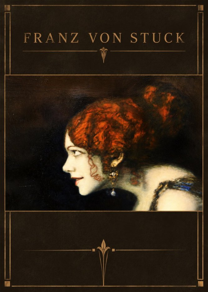 Franz von Stuck Head of a Woman No5 - Poszter