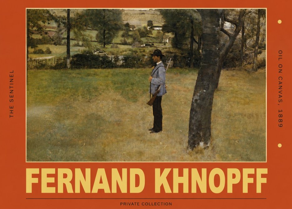 Fernand Khnopff The Hunter No5 - Poszter