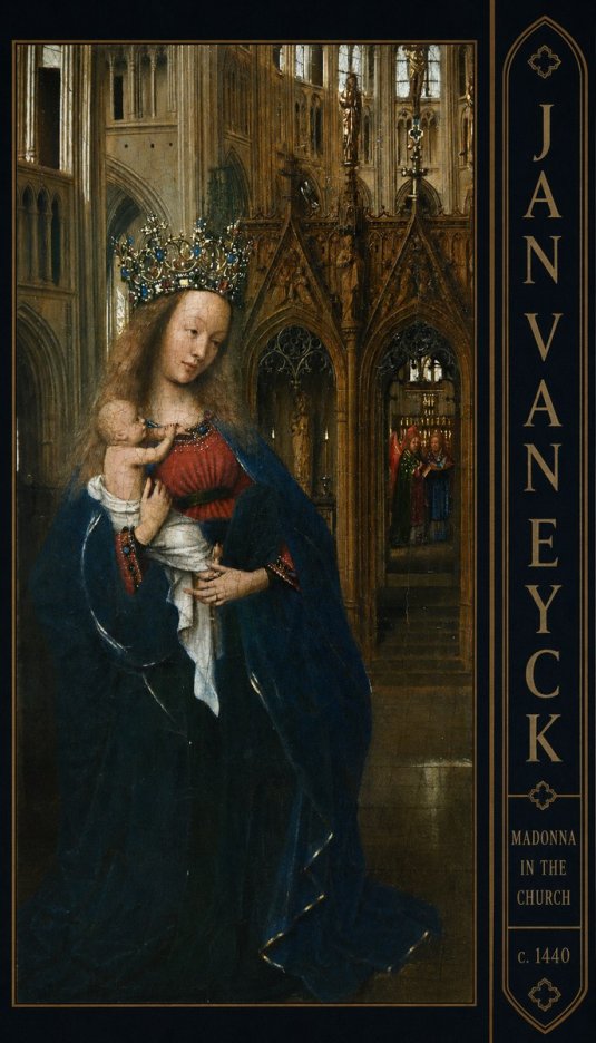 Jan van Eyck Madonna in the Church I No4 - Poszter
