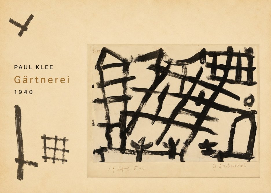 Paul Klee Gärtnerei No2 - Poszter