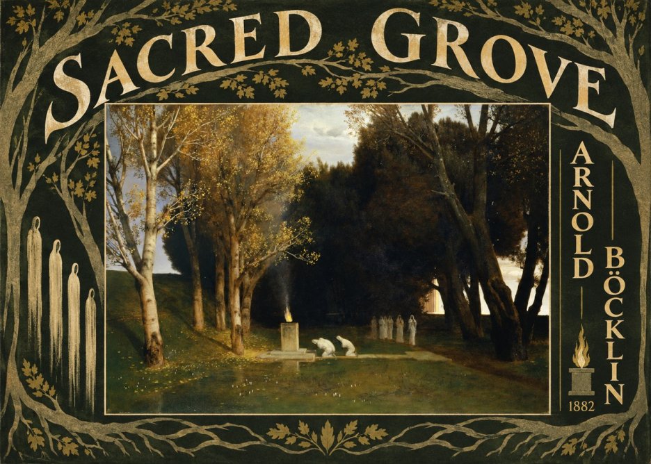 Arnold Böcklin Sacred Grove I No6 - Poszter