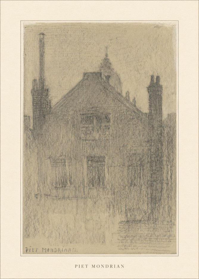 Piet Mondrian House Study No3 - Poszter
