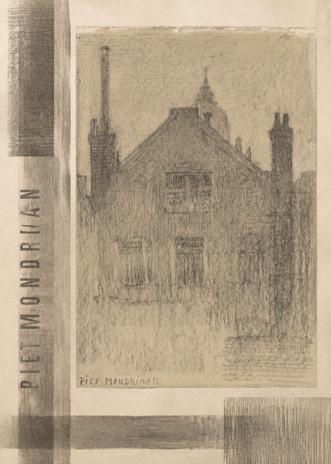 Piet Mondrian House Study No4 - Poszter