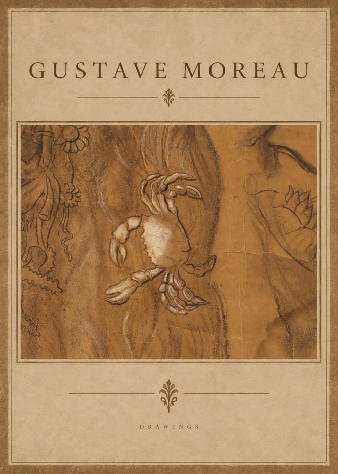 Gustave Moreau Crab Study No4 - Poszter