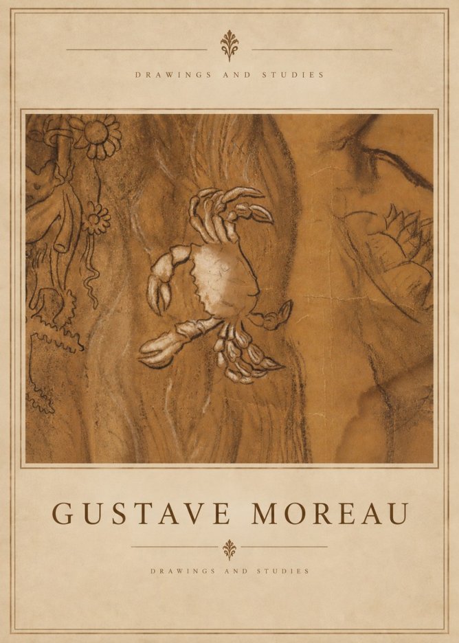 Gustave Moreau Crab Study No5 - Poszter