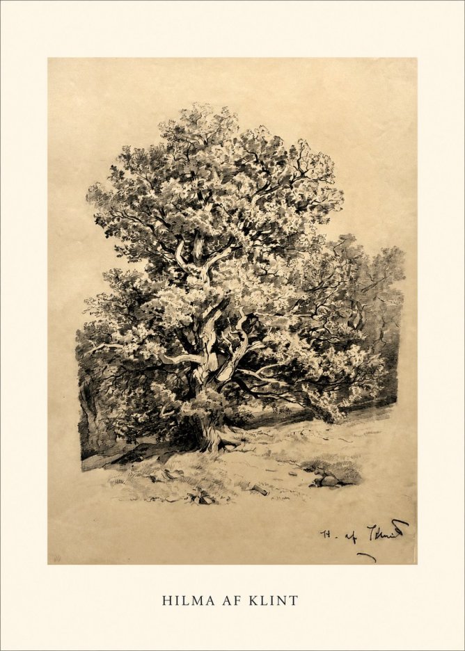 Hilma af Klint Large Tree Landscape No1 - Poszter