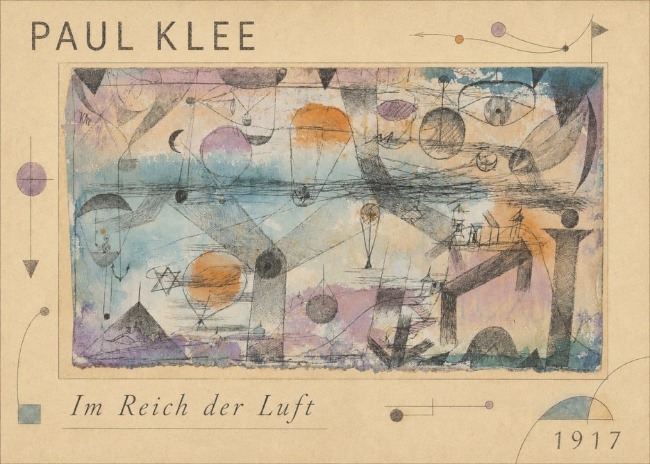 Paul Klee Im Reich Der Luft No1 - Poszter