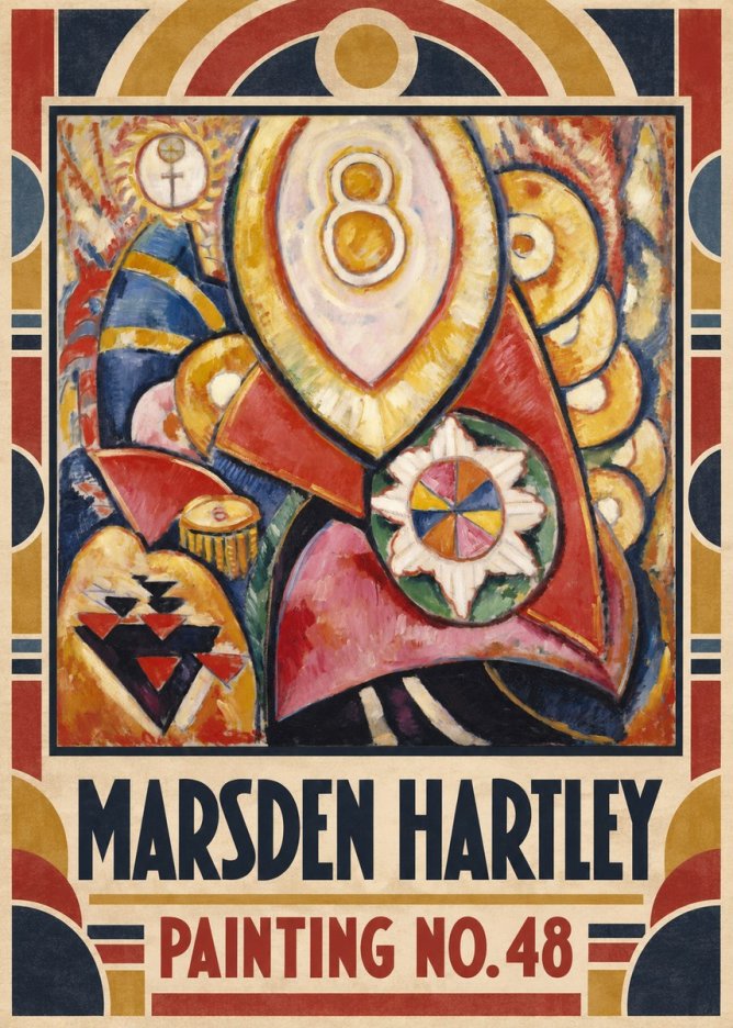 Marsden Hartley Painting No. 48 No1 - Poszter