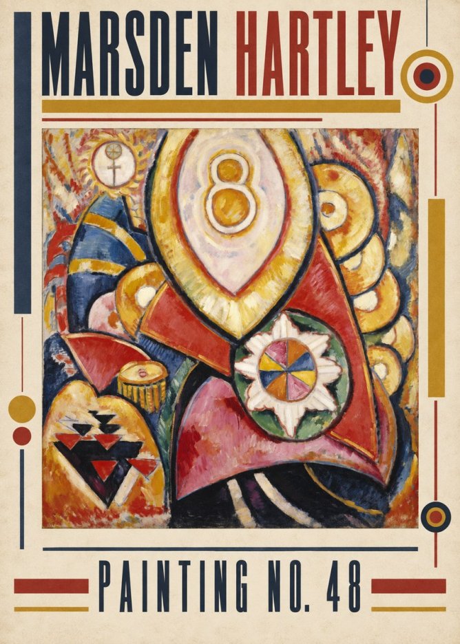 Marsden Hartley Painting No. 48 No3 - Poszter