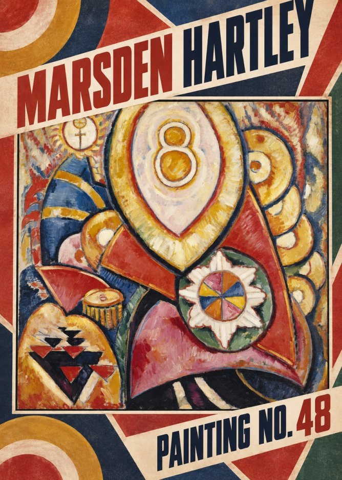 Marsden Hartley Painting No. 48 No5 - Poszter