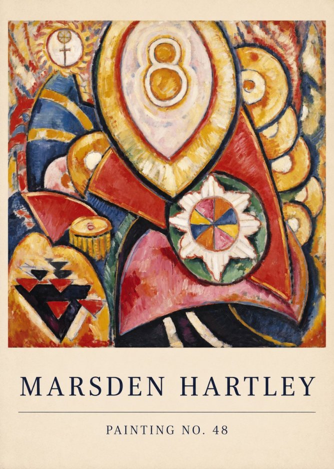 Marsden Hartley Painting No. 48 No6 - Poszter