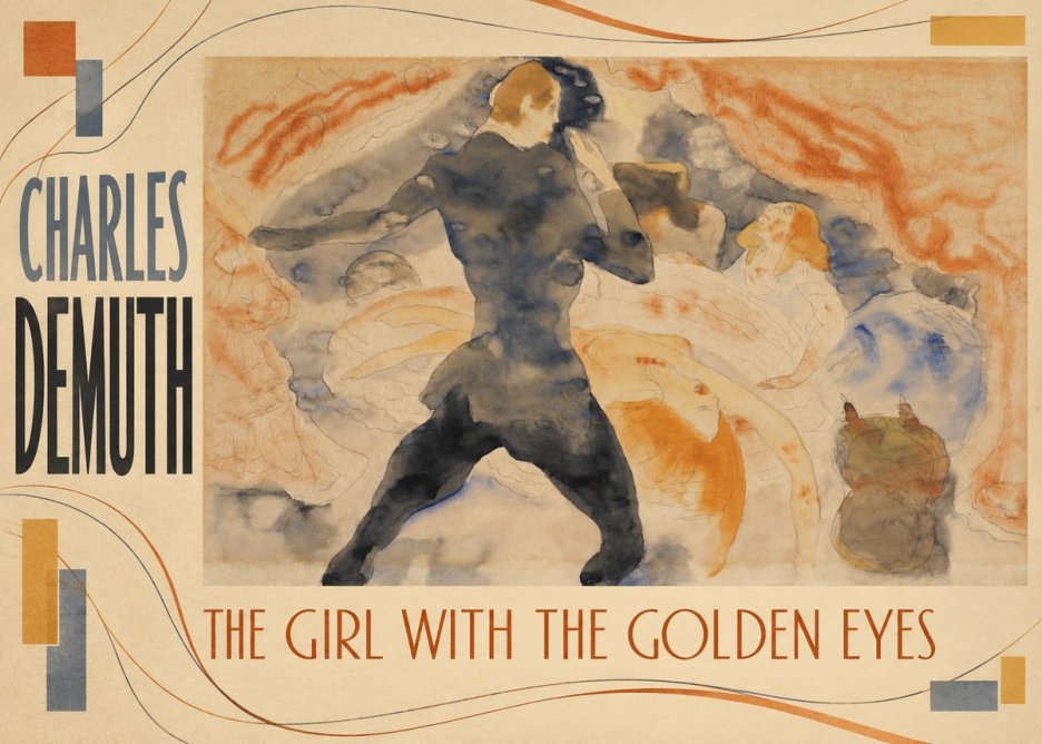 Charles Demuth The Girl with the Golden Eyes No2 - Poszter