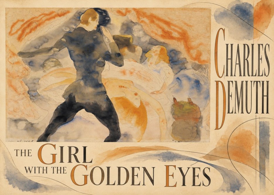 Charles Demuth The Girl with the Golden Eyes No5 - Poszter