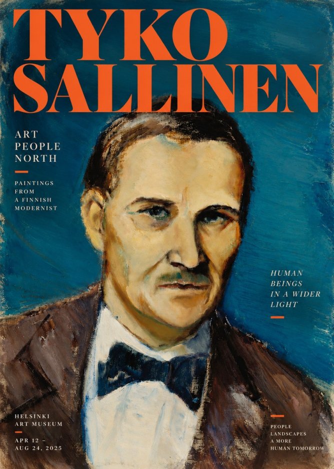 Tyko Sallinen Portrait of a Man I No2 - Poszter