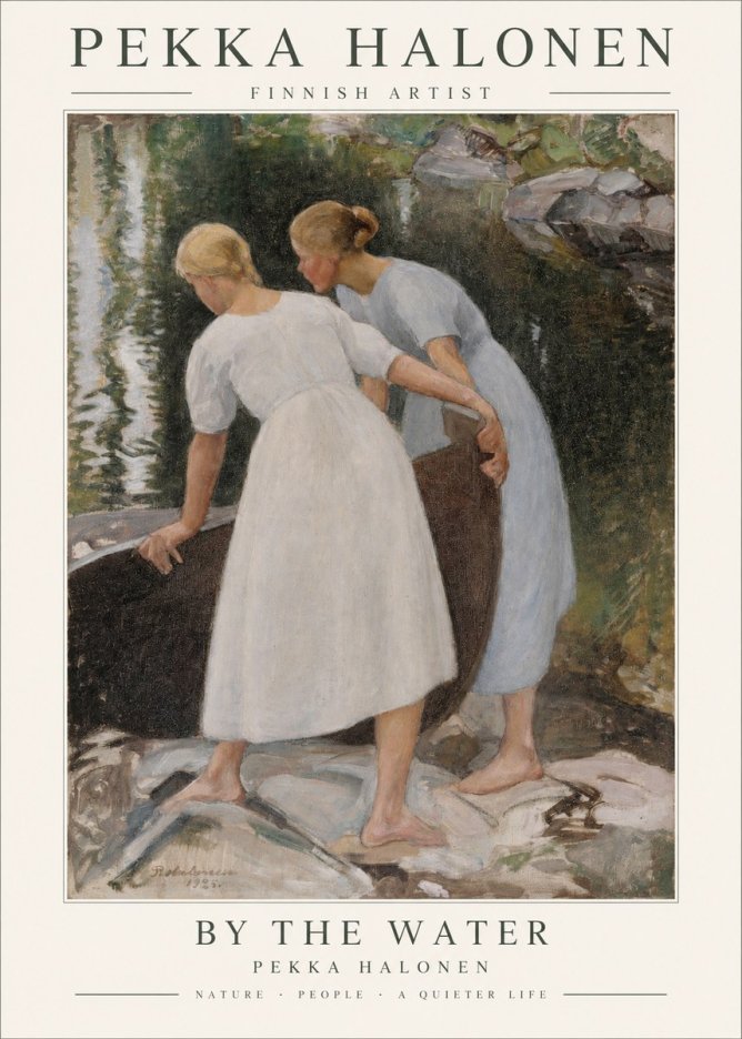 Pekka Halonen By the Water No1 - Poszter