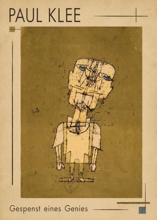 Paul Klee Gespenst Eines Genies No1 - Poszter
