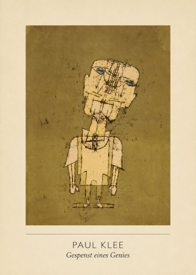 Paul Klee Gespenst Eines Genies No4 - Poszter