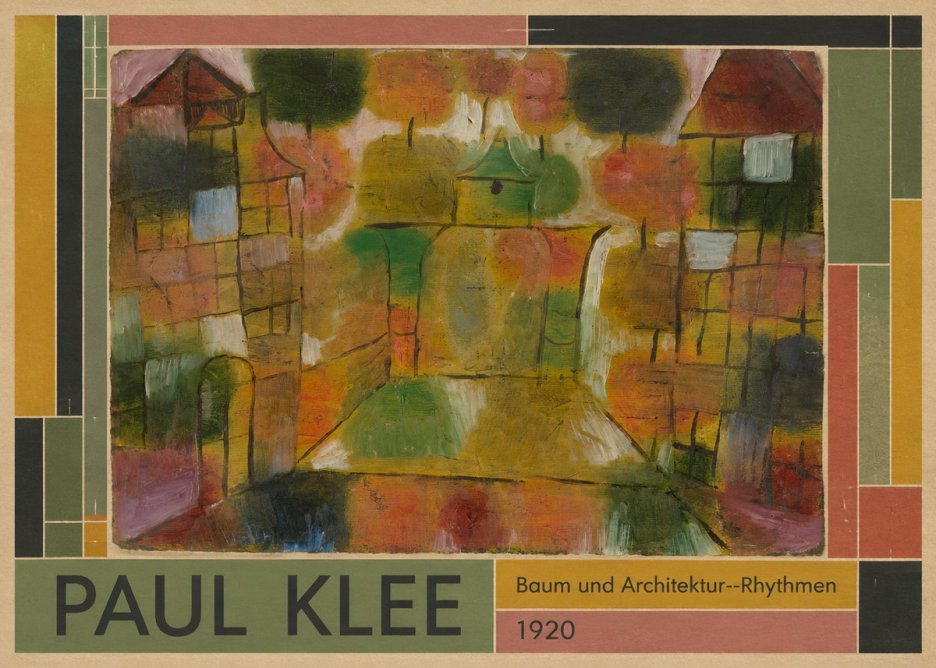 Paul Klee Baum Und Architektur--rhythmen No1 - Poszter