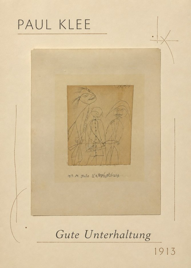 Paul Klee Gute Unterhaltung No1 - Poszter