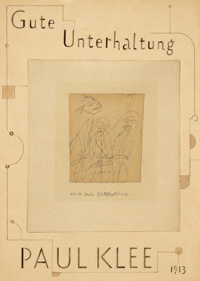 Paul Klee Gute Unterhaltung No3 - Poszter
