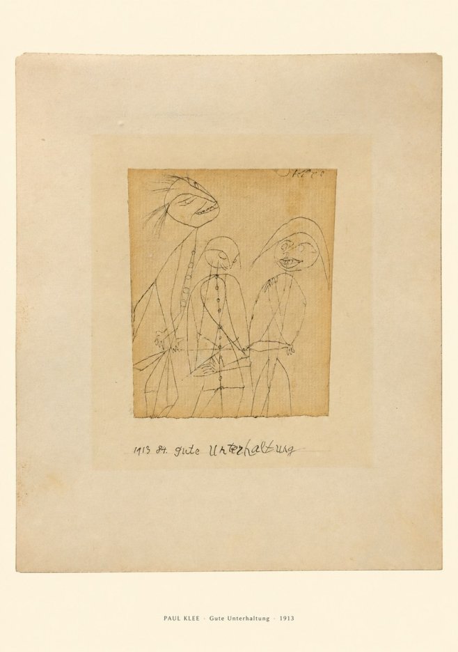 Paul Klee Gute Unterhaltung No6 - Poszter