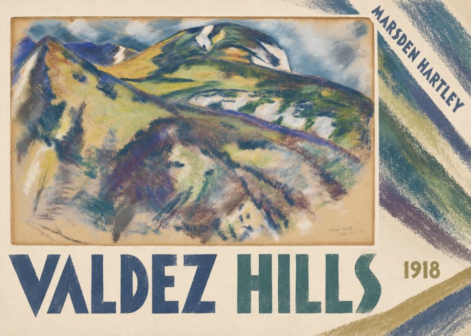 Marsden Hartley Valdez Hills No4 - Poszter