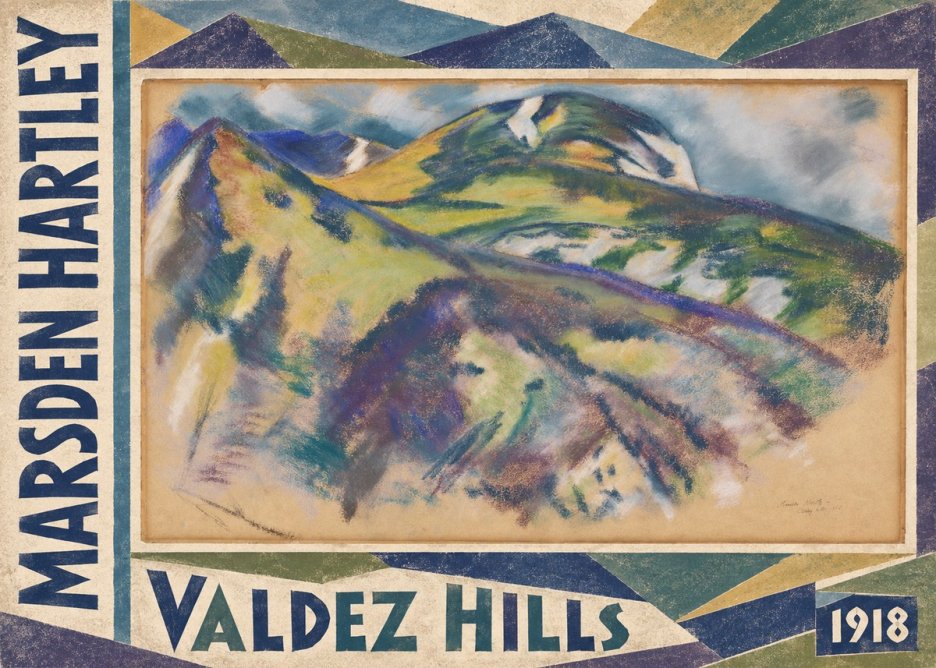 Marsden Hartley Valdez Hills No6 - Poszter
