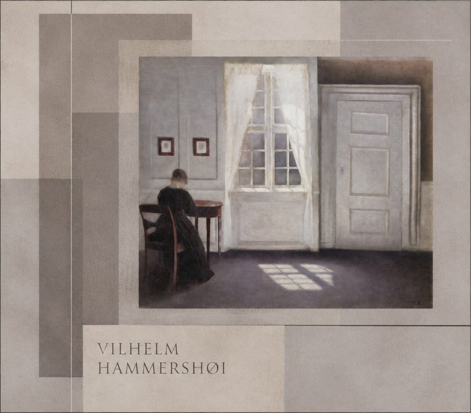 Vilhelm Hammershøi Interior with a Woman at a Table No5 - Poszter