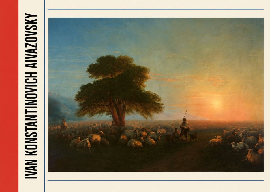 Ivan Konstantinovich Aivazovsky Shepherd with Flock at Sunset No2 - Poszter
