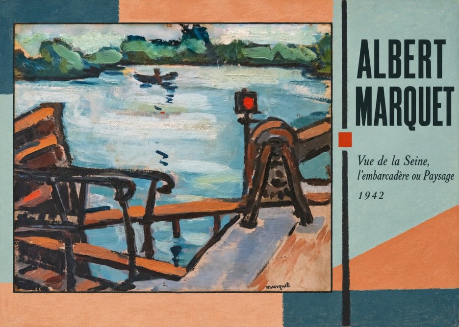 Albert Marquet Vue De La Seine, L'embarcadère Ou Paysage No2 - Poszter