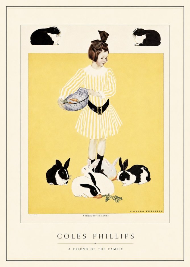 Coles Phillips A Friend of the Family No4 - Poszter