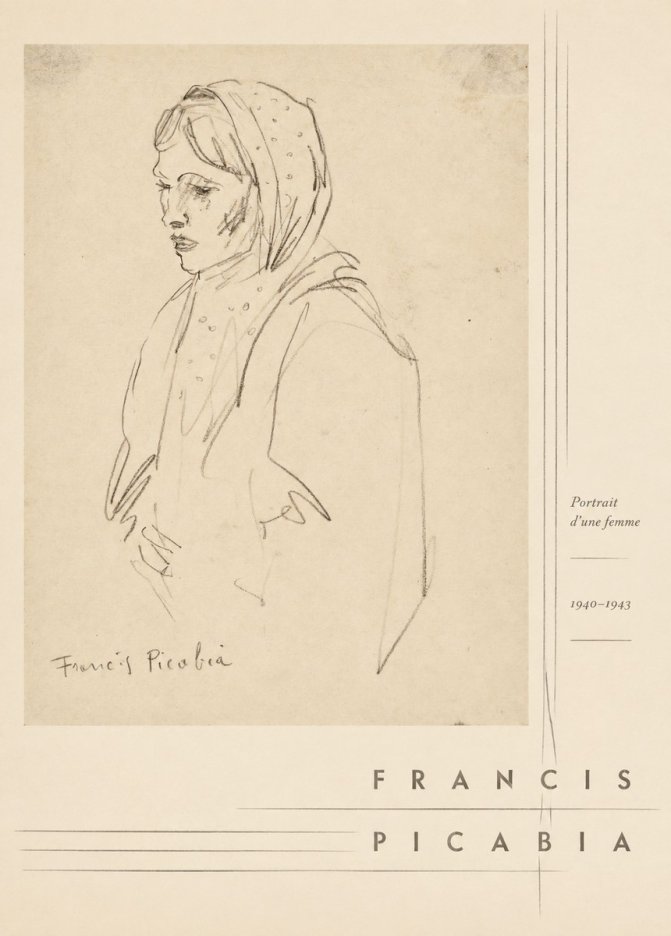 Francis Picabia Portrait D'une Femme No4 - Poszter