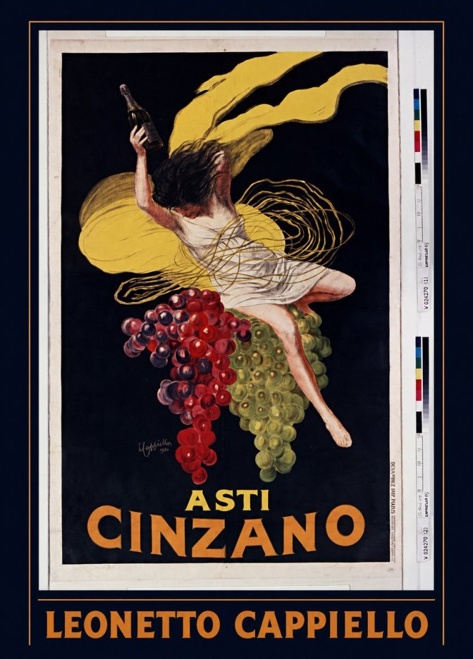 Leonetto Cappiello Asti Cinzano I No6 - Poszter