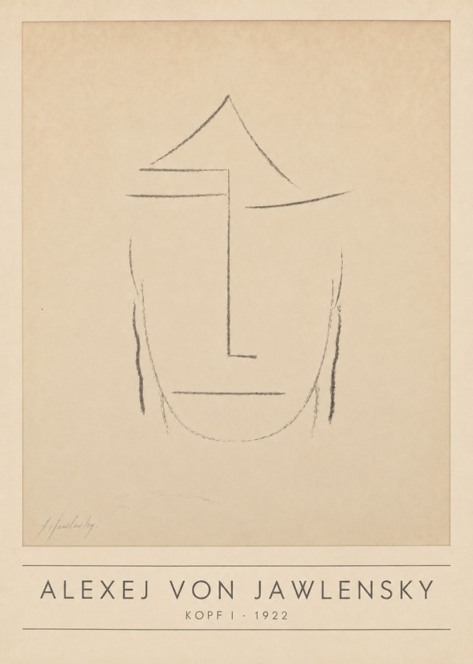 Alexej von Jawlensky Kopf I No1 - Poszter