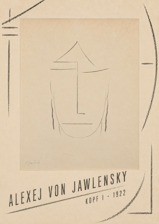 Alexej von Jawlensky Kopf I No4 - Poszter