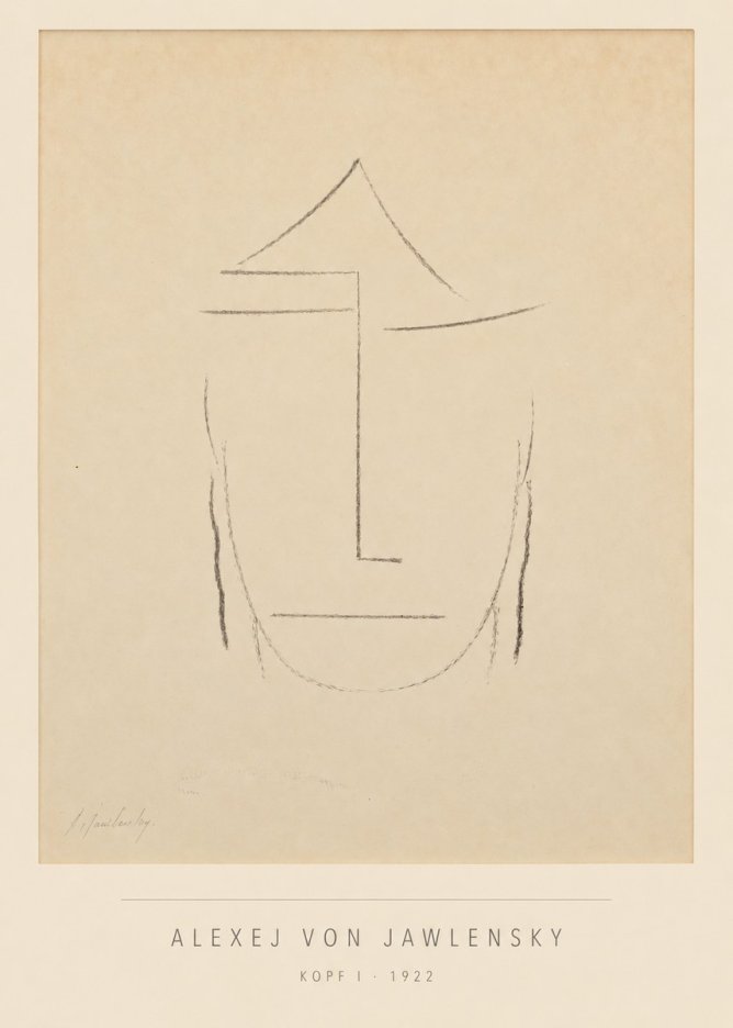 Alexej von Jawlensky Kopf I No5 - Poszter