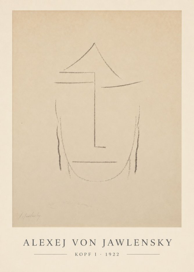 Alexej von Jawlensky Kopf I No6 - Poszter